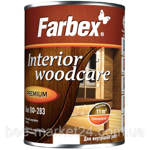 Лак ПФ-283 Farbex Interior Woodcare 0.75л - фото 1 - id-p1293357421