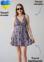 9017-5 Swimdress Злитий купальник - сукня Boho