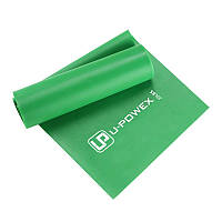 Стрічка-еспандер для фітнесу та реабілітації U-POWEX Fitness band 0.5мм. (9.1 кг) Green TOS