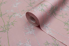 Шпалери вінілові спінені на флізеліновій основі Vinil Панди ДХН-1426/3 рожевий 10,05 x 1,06 м