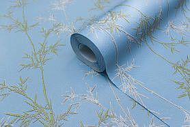 Шпалери вінілові спінені на флізеліновій основі Vinil Панди ДХН-1426/5 блакитний 10,05 x 1,06 м