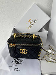Жіноча сумка Шанель чорна Chanel Black