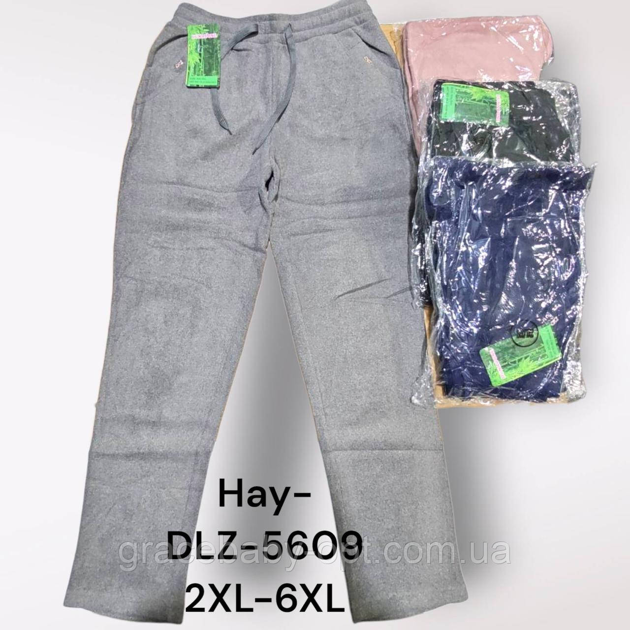 Спортивні теплі штани жіночі оптом, 2XL-6XL pp, № Hay-DLZ-5609