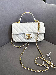 Жіноча сумка Шанель біла Chanel White