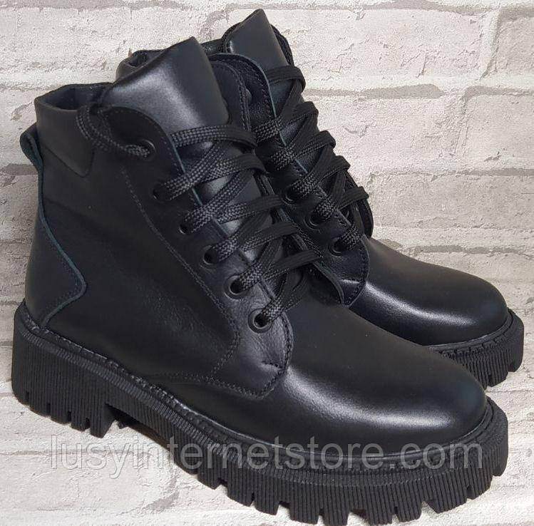 Черевики жіночі зимові шкіряні від виробника модель СЛ23-312, фото 1