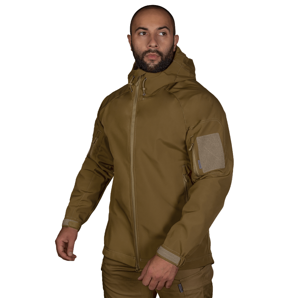 Куртка тактична мембранна Stalker SoftShell койот