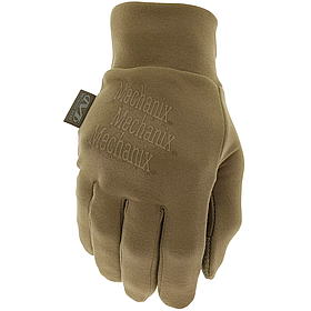 Оригінальні зимові тактичні рукавиці Mechanix Wear ColdWork Base Layer - Covert