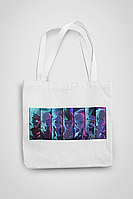 Эко-сумка шоппер с аниме принтом Cyberpunk Edgerunners Киберпанк Бегущие по краю