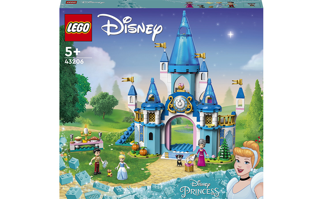 LEGO Disney Princess Замок Попелюшки і Прекрасного принца 365 деталей (43206)