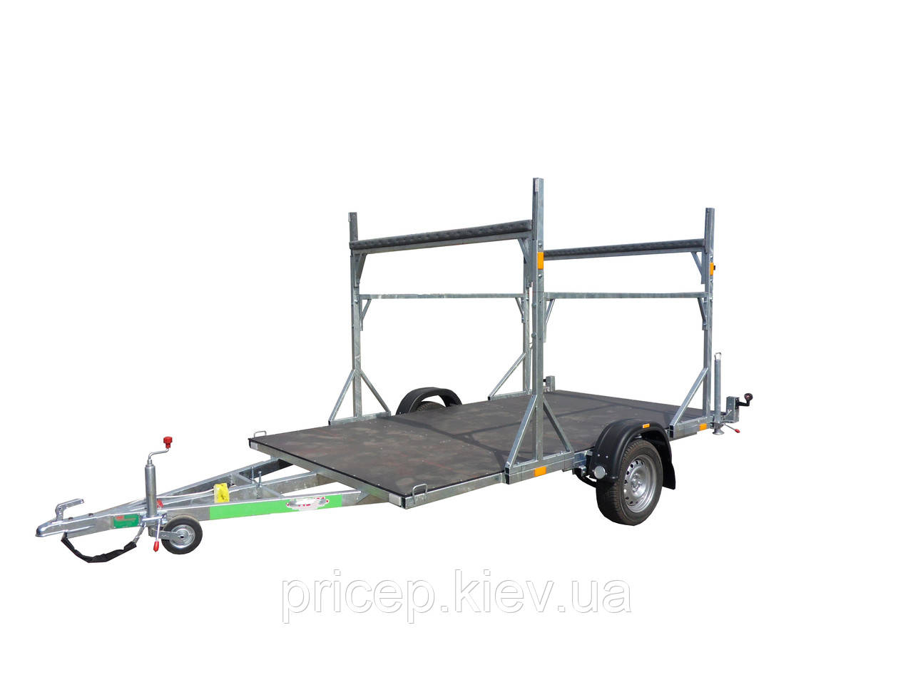 Причіп для двох надувних катамаранів. Довжина — під замовлення.