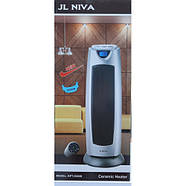 Керамічний обігрівач баштового типу опалює до 25 м. кв JL NIVA KPT-2000 Сірий, фото 5