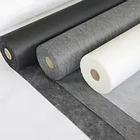 Флізелін 30г/м точковий колір сірий 150см (рул 100м)