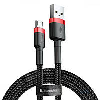 Кабель Baseus Cafule Cable USB For Micro 1.5A 2m Red+Black inc