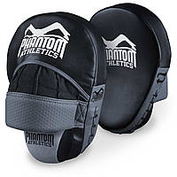 Лапы боксерские Phantom High Performance Black/Grey SND