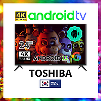 Сучасний Телевізор Tosiba 24" Smart-TV FullHD T2 USB Гарантія 1 РІК