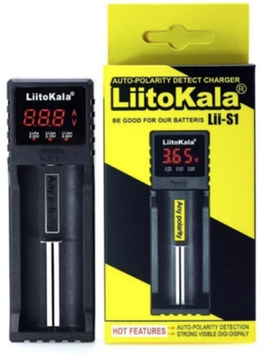 Зарядний пристрій №Lii-S1 LCD microUSB 5V/1A