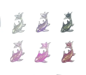 Об'ємний декор для дизайну, AQUAXER Acrylic Fish Red, 10 шт.