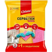 Салфетки универсальные Chisto Практик, 5+1 шт