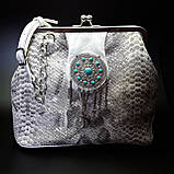 Сумка із фермуаром жіноча шкіряна Silver Taurus 7655., фото 2