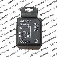 Реле стартера КамАЗ МАЗ КрАЗ 24В 5-ть контактів 11.3747.010