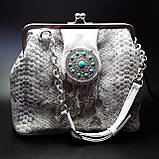 Сумка із фермуаром жіноча шкіряна Silver Taurus 7655., фото 4