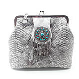 Сумка із фермуаром жіноча шкіряна Silver Taurus 7655., фото 6