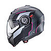 МОТОШОЛОМ МОДУЛЯР CABERG DUKE EVO MOVE КОЛІР MATT GUN METAL /BLACK /FUCHSIA, фото 3