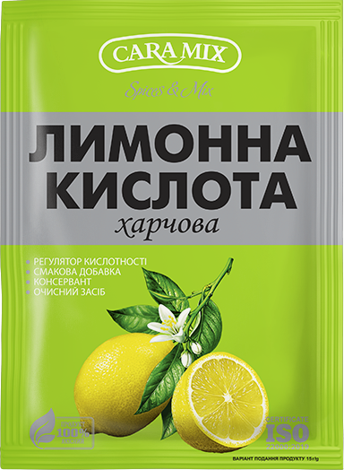 Лимонна кислота 15г, Тм Caramix
