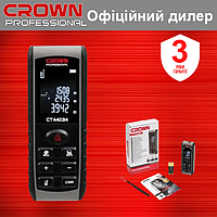 Дальномер CROWN СТ44034 лазерный электронный измеритель 80м