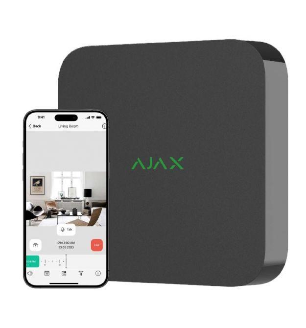 8-канальний мережевий IP-відеореєстратор Ajax NVR (8ch) (8EU) black, фото 1