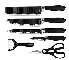 Набір Кухонний Ножів 6 в 1 Unigue UN-1821 Gift CartonBox