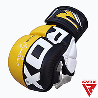 Рукавички боксерські MMA RDX Grappling Glove REX T6 Y Plus для змішаних єдиноборств р.L (21-23 см)