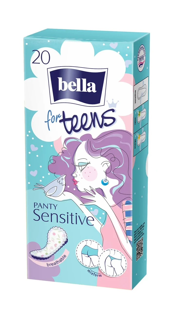 Щоденні прокладки BELLA Teens Sensitive (20шт.)