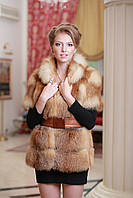 Жилет з лисиці Fox fur vest