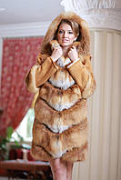 Шуба жилет з лисиці Fox fur coat and vest