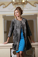 Пальто з каракульчі Svakara кольору Срібло swakara broadtail jacket coat furcoat