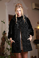 Шуба з каракульчі і американської норки swakara broadtail jacket coat furcoat