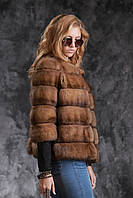 Кожушок з соболя з рукавом 3\4 sable jacket fur coat