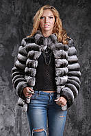 Шуба з шиншили Natural chinchilla fur coats jackets