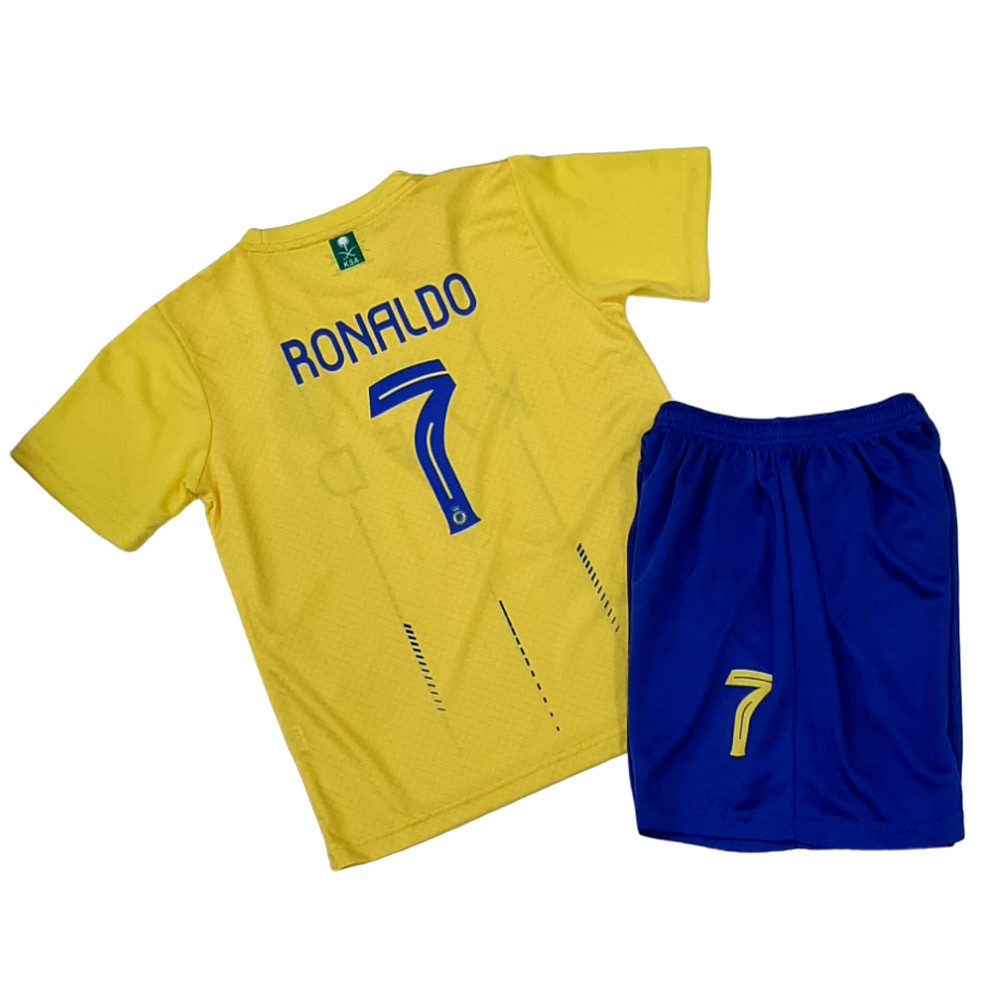 Дитяча футбольна форма Роналдо Аль-Наср сезон 23-24 г 128-134