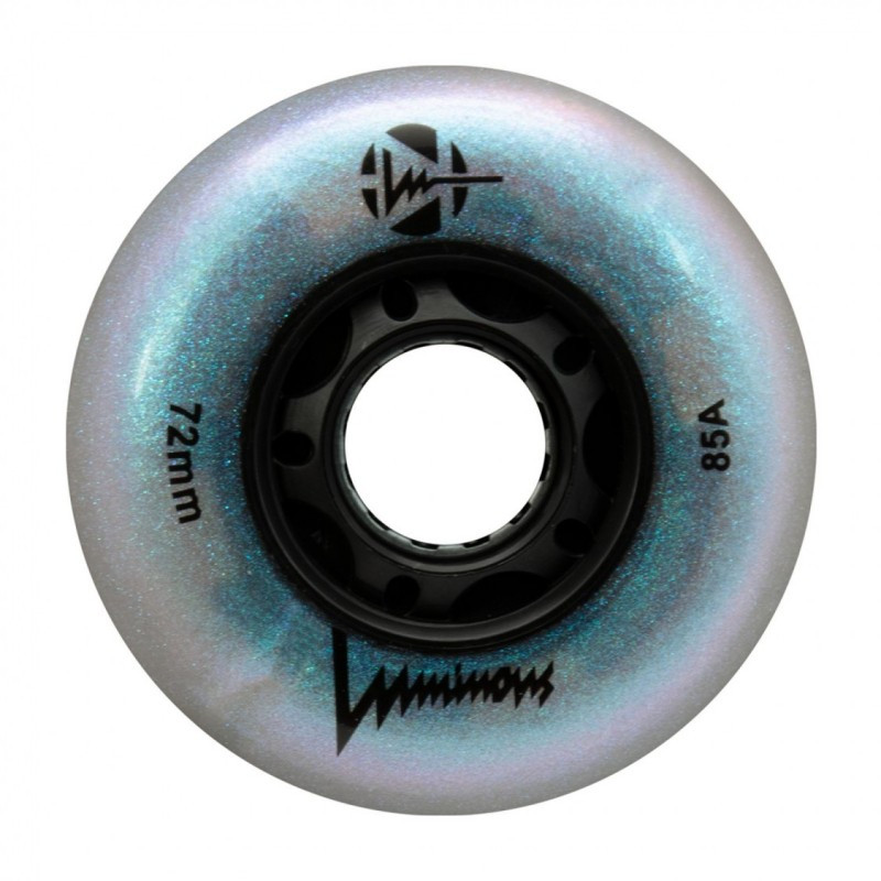 Блискучі колеса для роликів FRskates Luminous Glitter Black Pearl 80mm (4шт)