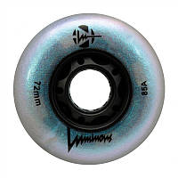 Блискучі колеса для роликів FRskates Luminous Glitter Black Pearl 80mm (4шт)