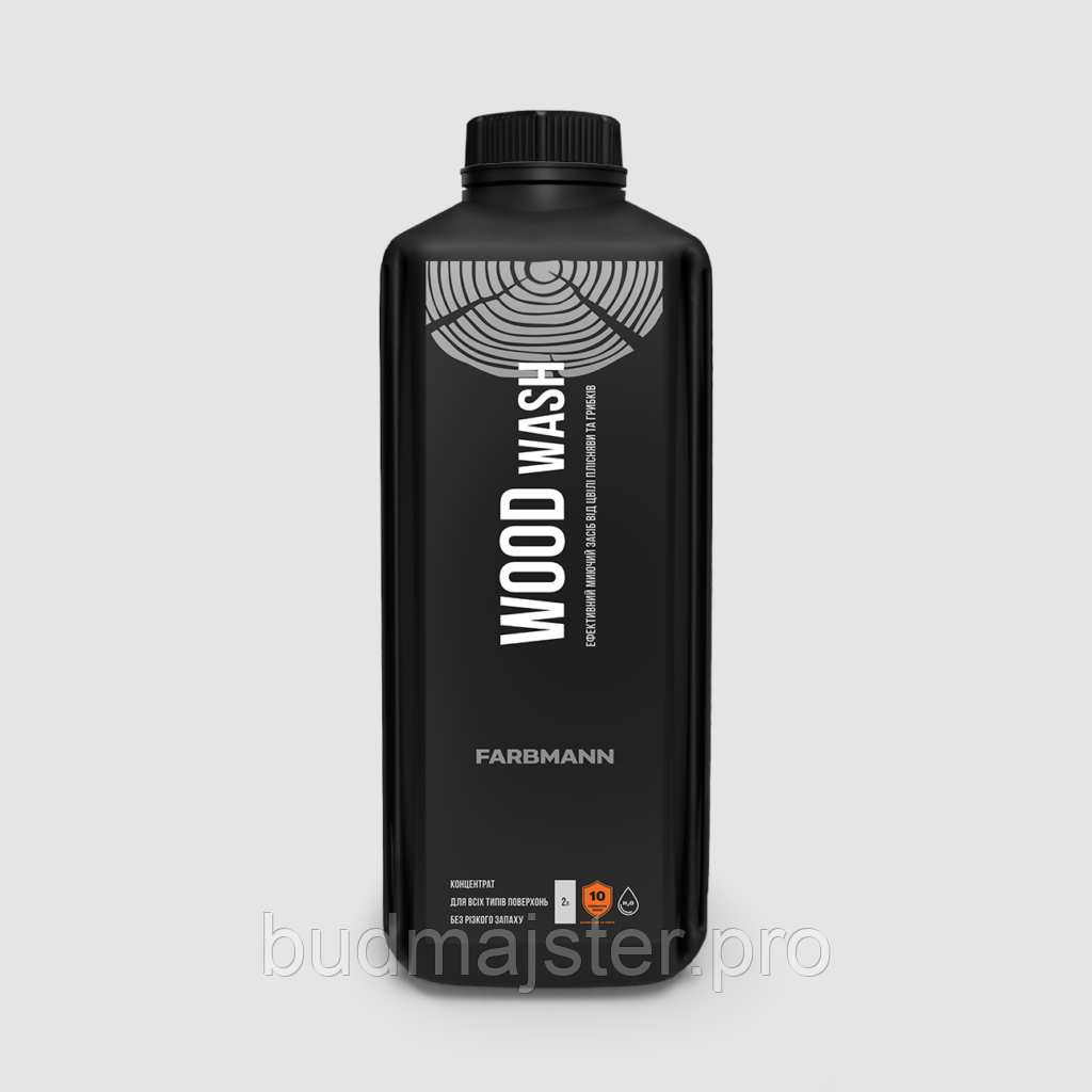 Засіб миючий FARBMANN WOOD WASH від цвілі та грибків, 2 л.