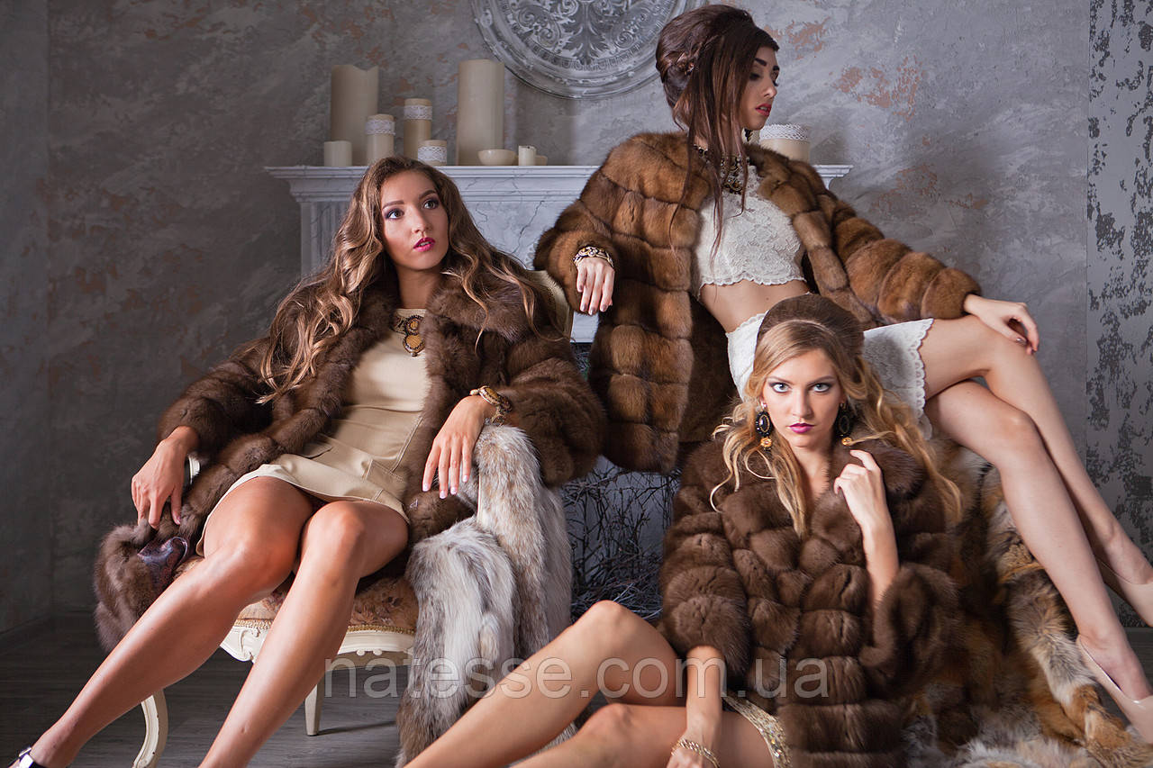 Шуба из соболя "Габриэлла" sable jacket fur coat - фото 4 - id-p1981833646