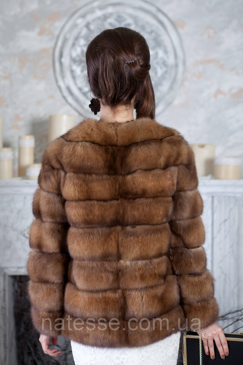 Шуба из соболя "Габриэлла" sable jacket fur coat - фото 6 - id-p1981833646