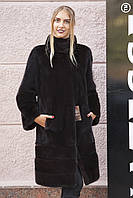 Шуба полушубок из датской норки "Дина" Real mink fur coats jackets