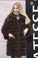 Шуба з канадської куниці "Кірсана" canadian marten fur coat jacket