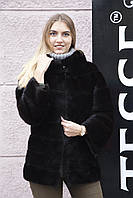 Шуба з канадської норки BlackNafa "Валенсія" canadian mink BlackNafa furcoat jacket