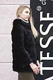Шуба з канадської норки BlackNafa "Валенсія" canadian mink BlackNafa furcoat jacket, фото 3