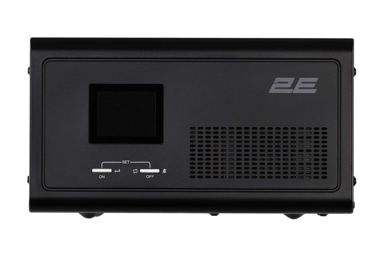 Інвертор 2E HI1600, 1600W, 24V - 230V, LCD, AVR, 2xSchuko + DC output Baumar - Завжди Вчасно, фото 1